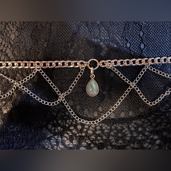 Labradorite Laced Choker - Picture 7 of 15